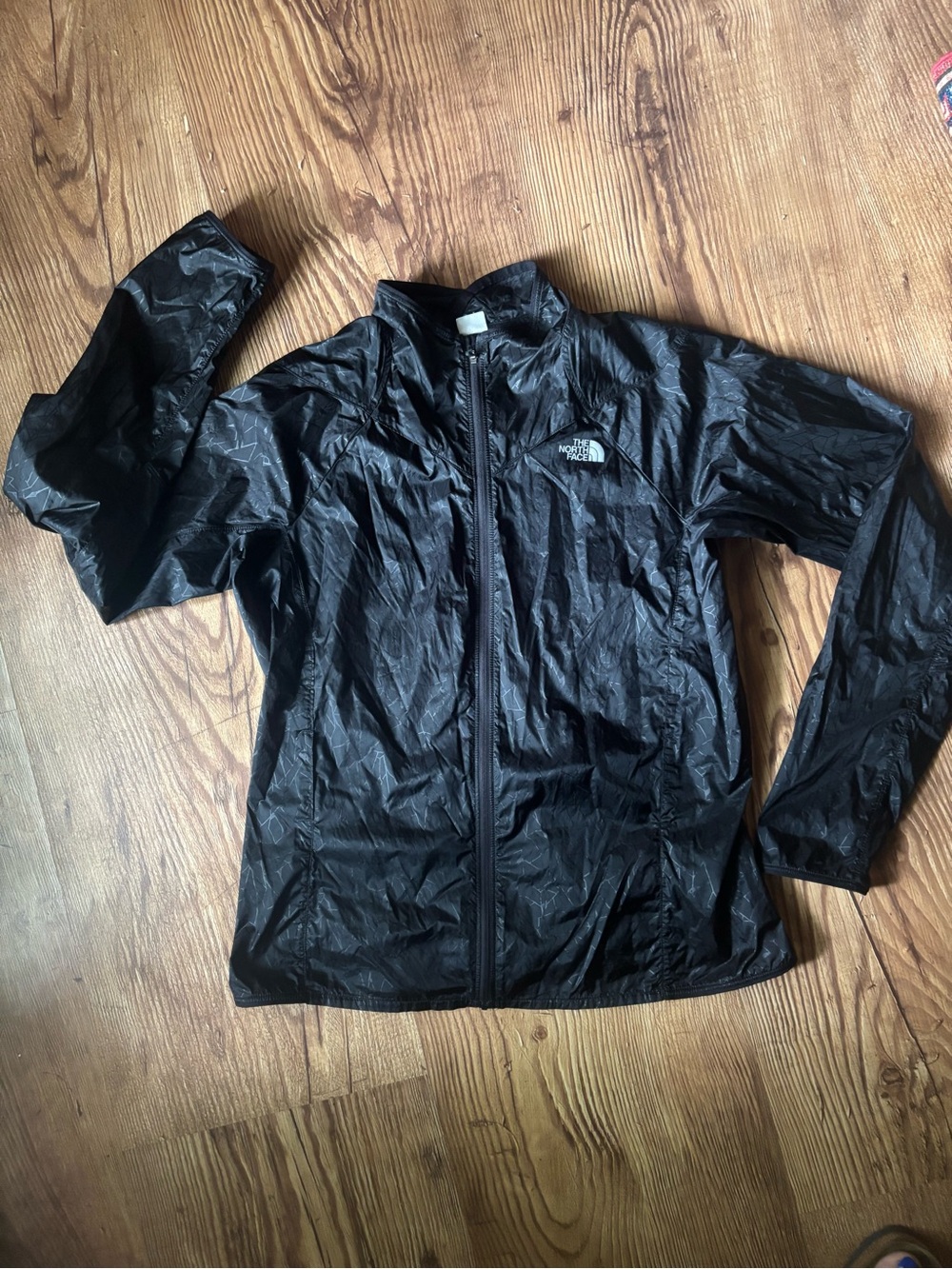 The North Face Black Packable Windbreaker Jacket